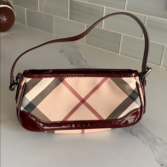 poshmark burberry purse